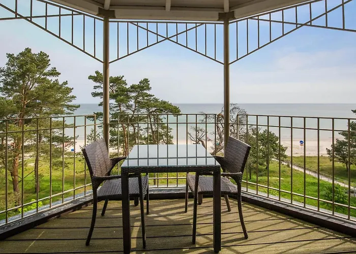 Strandvillen Binz - Ferienwohnung Mit Meerblick, 2 Schlafzimmern Und Balkon Sv-768